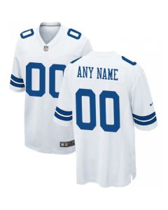 Men's Dallas Cowboys Customized White Stitched Jersey