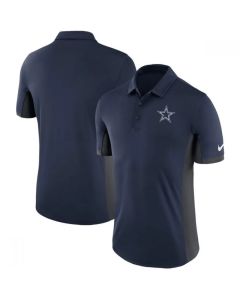 Men's Dallas Cowboys Navy Charcoal Evergreen Polo