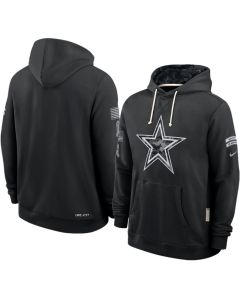 Men's Dallas Cowboys Nike Black 2026 Salute to Service Sideline Dri-FIT Pullover Hoodie