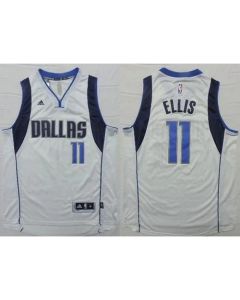 Men's Dallas Mavericks #11 Monta Ellis White Revolution 30 NBA Jersey