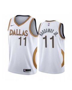 Men's Dallas Mavericks #11 Tim Hardaway Jr. 2020 White City Edition Stitched Jersey