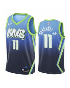 Men's Dallas Mavericks #11 Tim Hardaway Jr. Blue City Edition Stitched Jersey