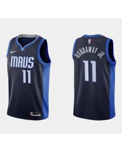 Men's Dallas Mavericks #11 Tim Hardaway Jr. Navy Stitched Basketball Jersey