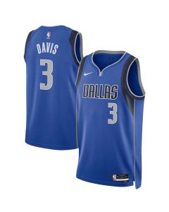 Men's Dallas Mavericks #3 Anthony Davis Nike Blue Swingman Player Icon Edition Jersey (Blue)