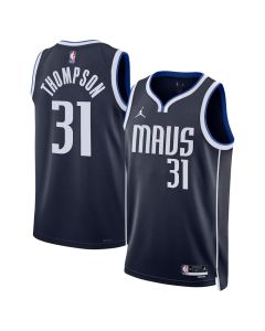 Men's Dallas Mavericks #31 Klay Thompson Navy Swingman Statement Edition Jersey