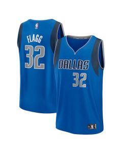 Men's Dallas Mavericks #32 Cooper Flagg Blue 2025 NBA Draft First Round Pick Fast Break Replica Icon Edition Jersey