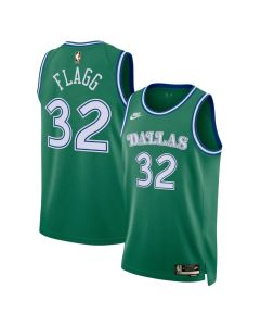 Men's Dallas Mavericks #32 Cooper Flagg Nike Green Swingman Classic Edition Jersey (Green)