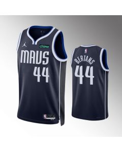 Men's Dallas Mavericks #44 Davis Bertans Navy Statement Edition Stitched Basketball Jersey