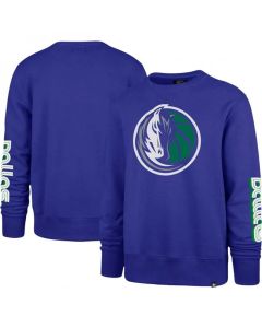 Men's Dallas Mavericks '47 Purple 2022/23 City Edition Two-Peat Headline Pullover Sweatshirt