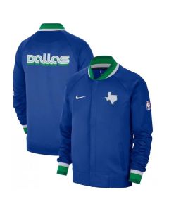 Men's Dallas Mavericks Blue 2022/23 City Edition Full-Zip Jacket