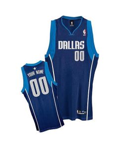 Men's Dallas Mavericks Blue Authentic Custom Jersey