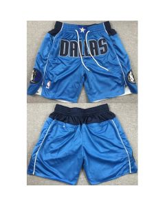 Men's Dallas Mavericks Blue Shorts (Run Small)