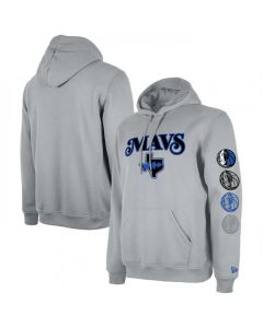 Men's Dallas Mavericks Grey 2023/24 City Edition Pullover Hoodie