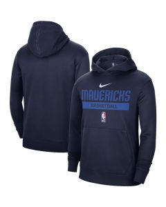Men's Dallas Mavericks Navy Spotlight Fleece Overhead Hoodie