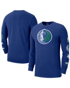 Men's Dallas Mavericks Royal 2022/23 City Edition Essential Expressive Long Sleeve T-Shirt