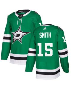 Men's Dallas Stars #15 Craig Smith Green Stitched Jersey