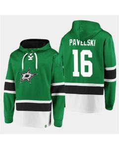 Men's Dallas Stars #16 Joe Pavelski Green Ageless Must-Have Lace-Up Pullover Hoodie