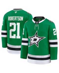 Men's Dallas Stars #21 Jason Robertson Green 2024-25 Home Stitched Hockey Jersey
