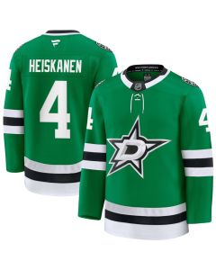 Men's Dallas Stars #4 Miro Heiskanen Green 2025-26 Alternate Stitched Hockey Premium Jersey