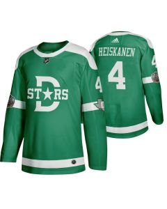 Men's Dallas Stars #4 Miro Heiskanen Green Stitched NHL Jersey
