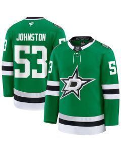 Men's Dallas Stars #53 Wyatt Johnston Green 2025-26 Alternate Stitched Hockey Premium Jersey