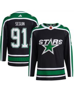 Men's Dallas Stars #91 Tyler Seguin Black 2022-23 Reverse Retro Stitched Jersey