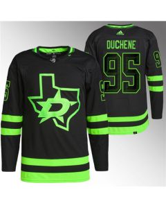 Men's Dallas Stars #95 Matt Duchene Black Stitched Jersey