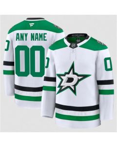 Men's Dallas Stars ACTIVE PLAYER Custom White 2024-25 Away Stitched Hockey Jersey