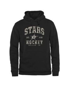 Men's Dallas Stars Black Camo Stack Pullover Hoodie