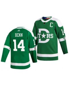 Men's Dallas Stars Custom Green 2020 Winter Classic Stitched Jersey