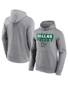 Men's Dallas Stars Gray Gain Ground Hoodie