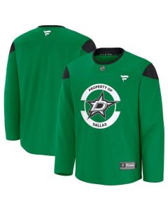 Men's Dallas Stars Green 2024-25 Team Practice Stitched Hockey Premium Jersey