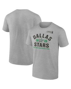 Men's Dallas Stars Heather Gray 2025 Stanley Cup Playoffs Eastern Conference Final Contender T-Shirt