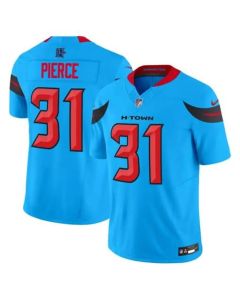 Men's Dameon Pierce Blue Houston Texans #31 Vapor F.U.S.E. Limited Jersey