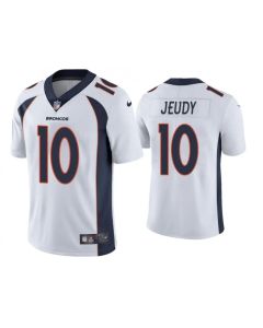 Men's Denver Broncos #10 Jerry Jeudy White 2019 Vapor Untouchable Stitched Jersey