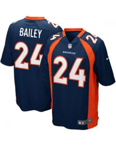 Men's Denver Broncos #24 Champ Bailey Navy Vapor Untouchable Limited NFL Stitched Jersey