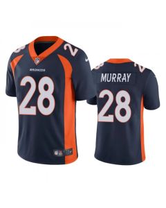 Men's Denver Broncos #28 Latavius Murray Navy Vapor Untouchable Stitched Jersey