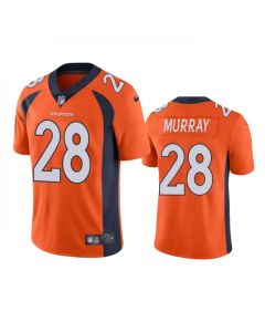 Men's Denver Broncos #28 Latavius Murray Orange Vapor Untouchable Stitched Jersey