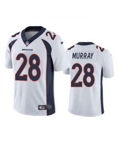 Men's Denver Broncos #28 Latavius Murray White Vapor Untouchable Stitched Jersey