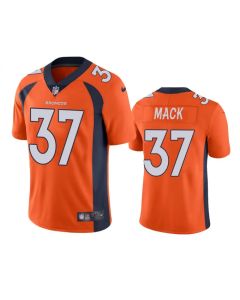 Men's Denver Broncos #37 Marlon Mack Orange Vapor Untouchable Stitched Jersey