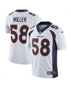Men's Denver Broncos #58 Von Miller White Vapor Untouchable Limited Stitched NFL Jersey