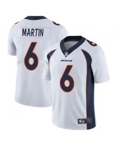Men's Denver Broncos #6 Sam Martin White Vapor Untouchable Limited Stitched Jersey