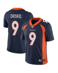 Men's Denver Broncos #9 Jeff Driskel Navy Vapor Untouchable Limited Stitched Jersey