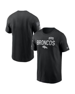 Men's Denver Broncos Black 2026 Salute to Service Sideline Dri-FIT T-Shirt