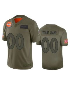 Men's Denver Broncos Customized 2019 Camo Salute To Service NFL Stitched Limited Jersey
