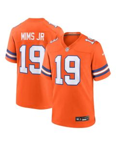 Men's Denver Broncos Marvin Mims Jr Orange Mile High Collection 1977 Throwback Player Game Jersey