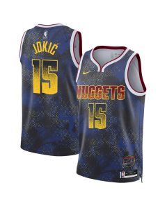 Men's Denver Nuggets #15 Nikola Jokic Royal 2025/26 Select Series Jersey (Royal)