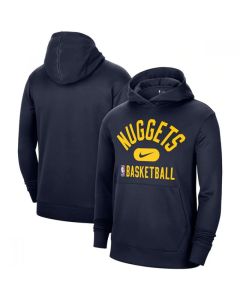 Men's Denver Nuggets 2021 Navy Spotlight Pullover Hoodie