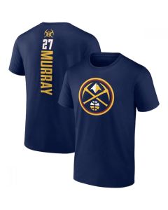 Men's Denver Nuggets #27 Jamal Murray Navy Name & Number T-Shirt