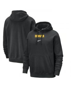Men's Denver Nuggets Black 2023/24 City Edition Essential Club Pullover Hoodie